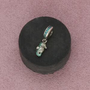 pandora sterling silver enamel tropical sea horse dangle charm pendant